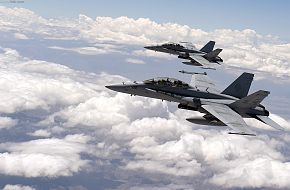 F-18 Hornets during Red Flag 2010