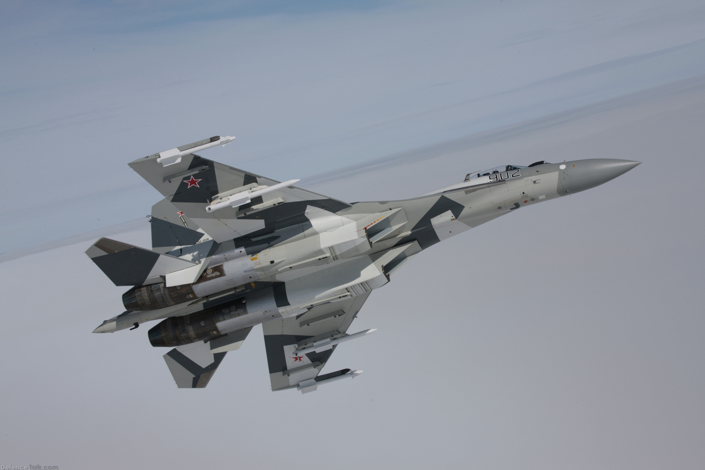 Sukhoi Su 35 Russian Air Force Fighter Aircraft