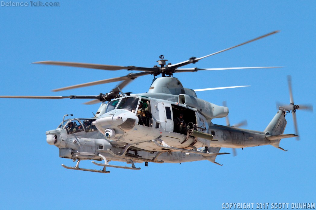 USMC UH-1Y Venom & AH-1Z Viper Helicopter Gunships | DefenceTalk Forum