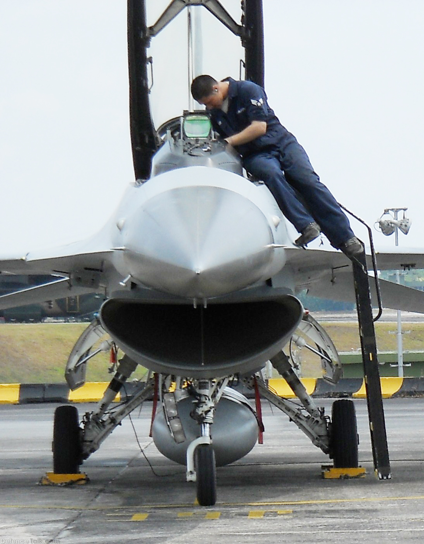 F-16 Check during exercise commando sling 10