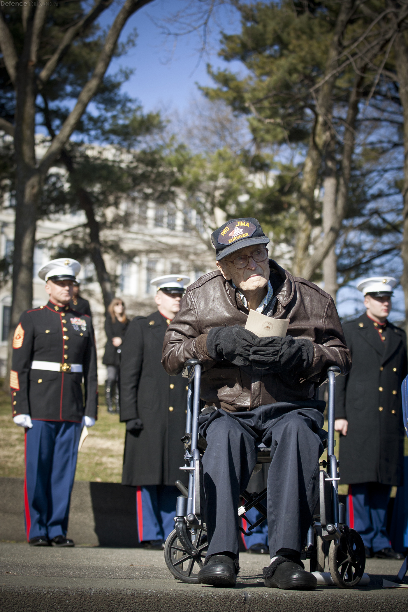 Gordon F. Ward, a Marine Iwo Jima