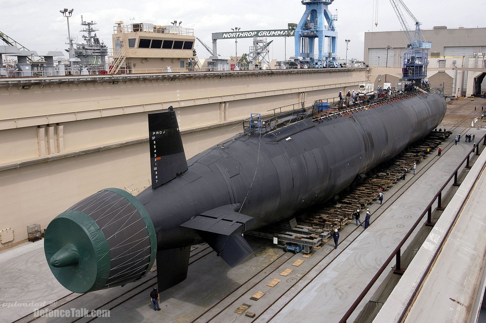 Launch Of Texas (SSN 775) - Nuclear-powered Submarine - US Navy ...