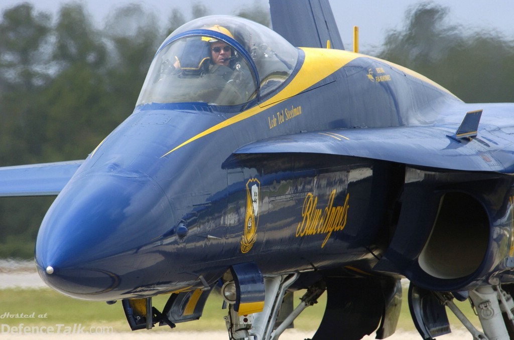 Oceana Air Show 2005 - Blue AngelÃ¢â¬â¢s F/A-18A Hornets