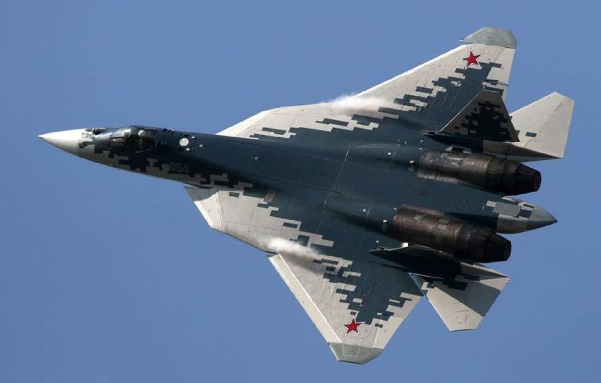 Su-57 fighter jet Russian Air force