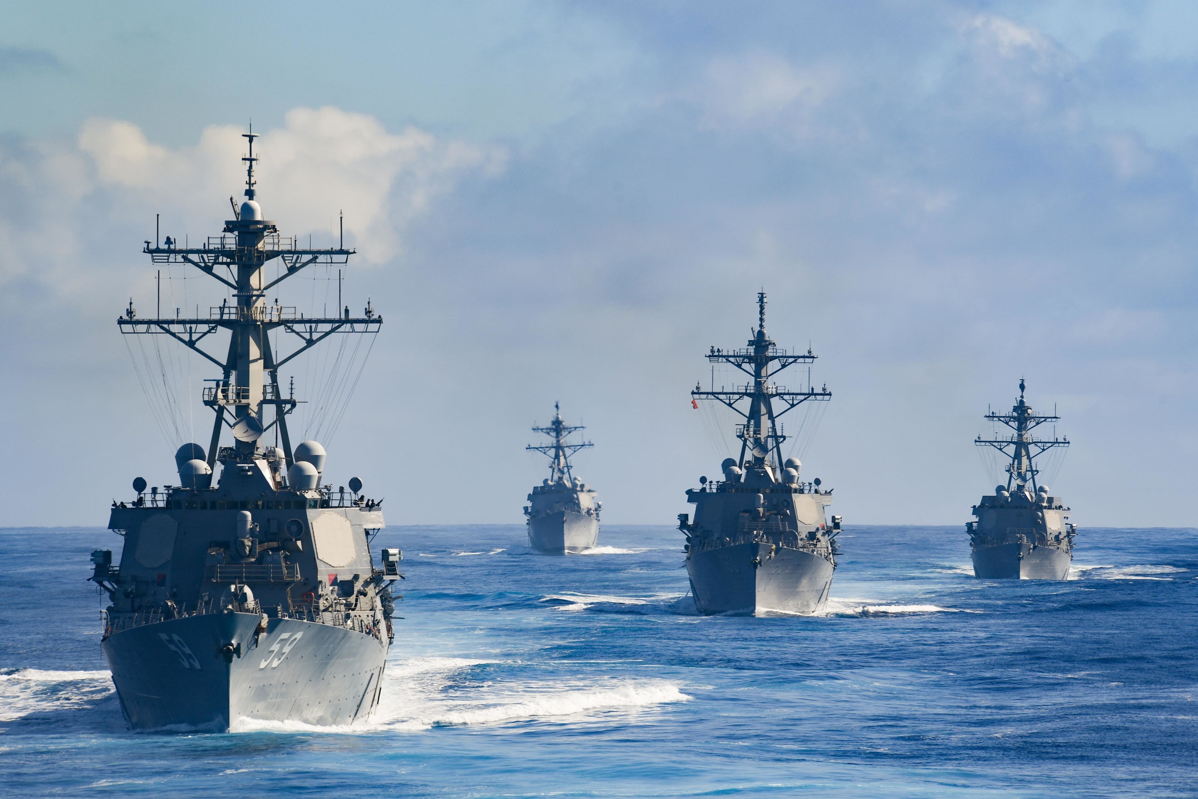 US Navy Destroyer Squadron 23 Transit The Pacific Ocean | Defence Forum ...