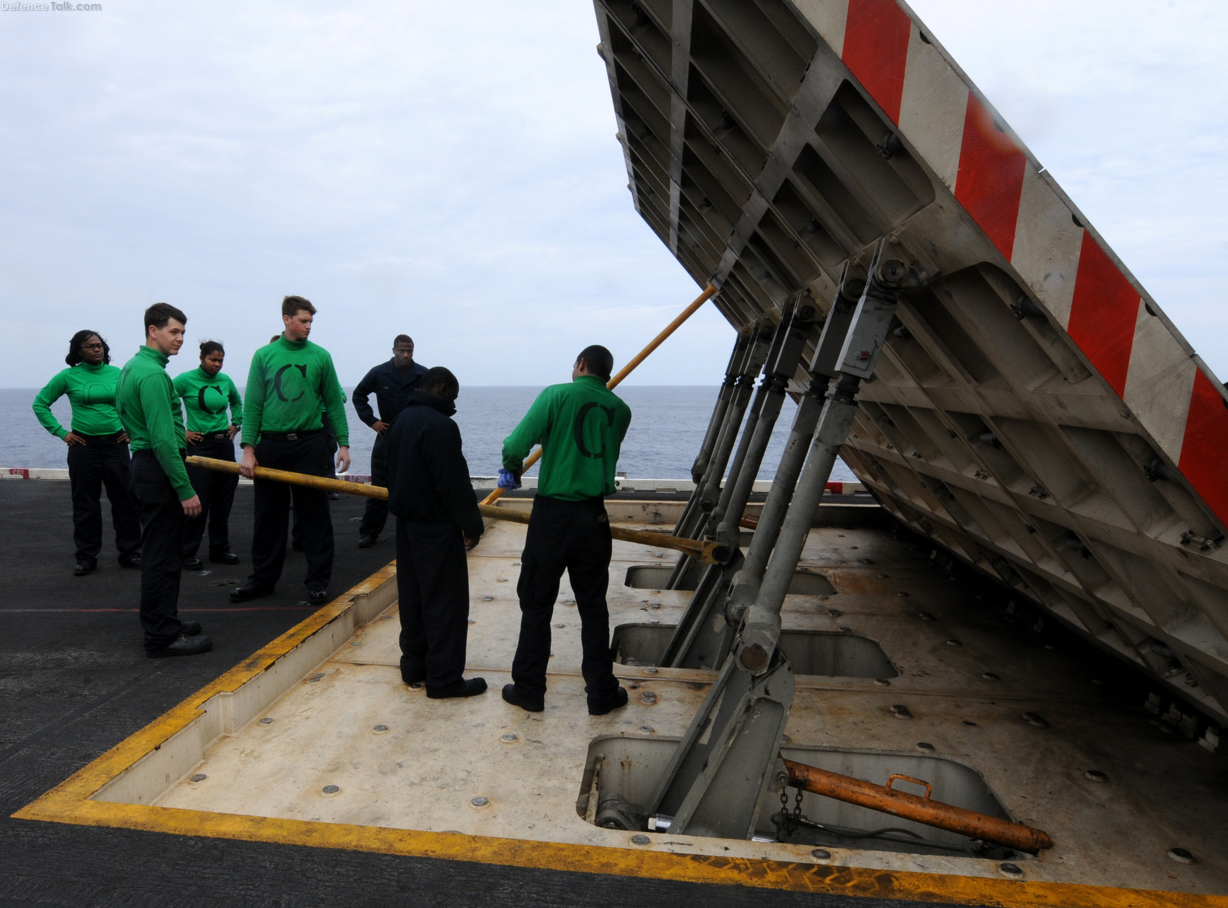 US Navy  jet blast deflector