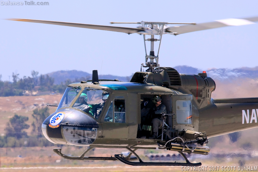 US Navy UH-1 Huey Helicopter Gunship | Defence Forum & Military Photos ...