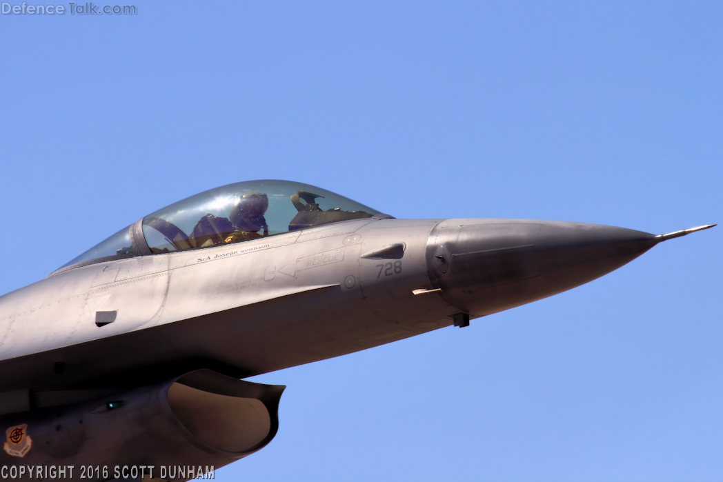 USAF F-16 Viper Fighter Aircraft