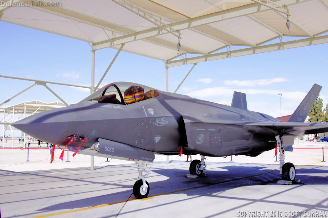 USAF F-35A Lightning II Fighter Aircraft