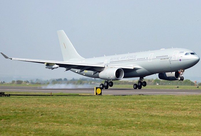 RAF's Largest Ever Aircraft Arrives in the UK | DefenceTalk