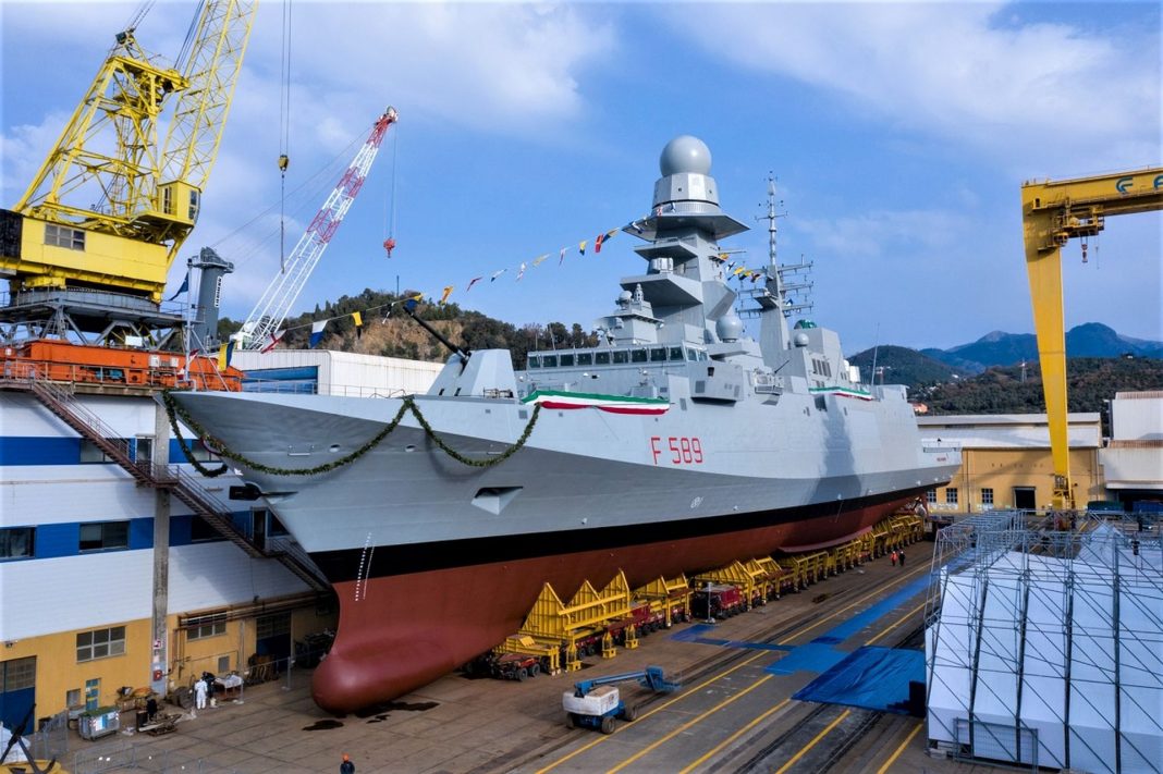 Italian Navy’s Tenth And Final Fremm Frigate Launched 