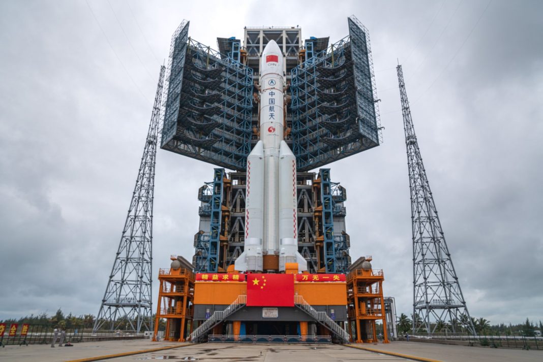 China's Long March-5B Carrier Rocket Arrives At Launch Site | DefenceTalk