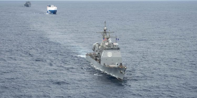 US Navy 2nd Fleet Conducts NAVEUR Convoy Exercise in the Atlantic