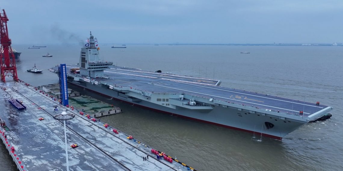 China's new aircraft carrier conducts first sea trials: state media ...